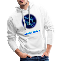 Thumbnail for Men’s Sagittarius Premium Hoodie - white