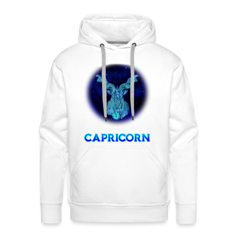 Men’s Capricorn Premium Hoodie - white