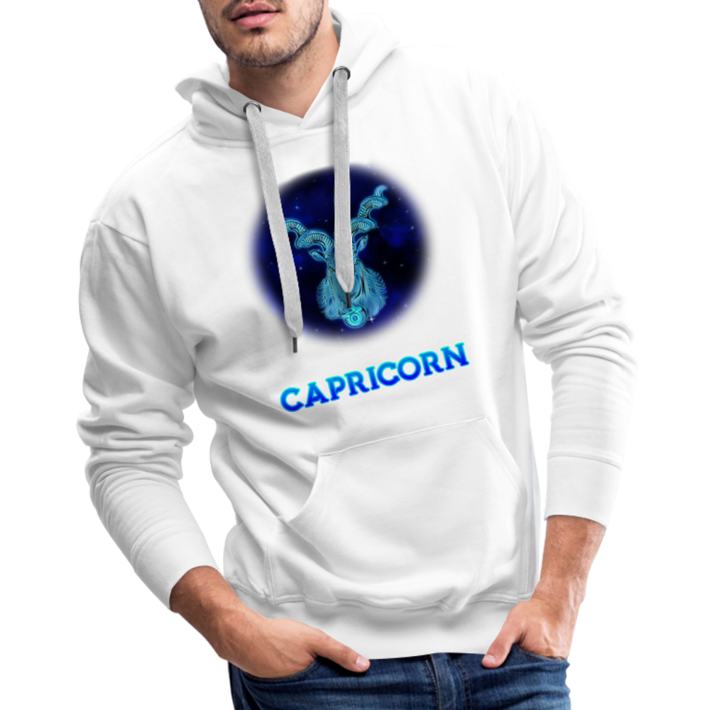 Men’s Capricorn Premium Hoodie - white