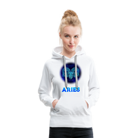 Thumbnail for Women’s Aries Premium Hoodie - white