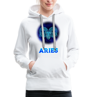 Thumbnail for Women’s Aries Premium Hoodie - white