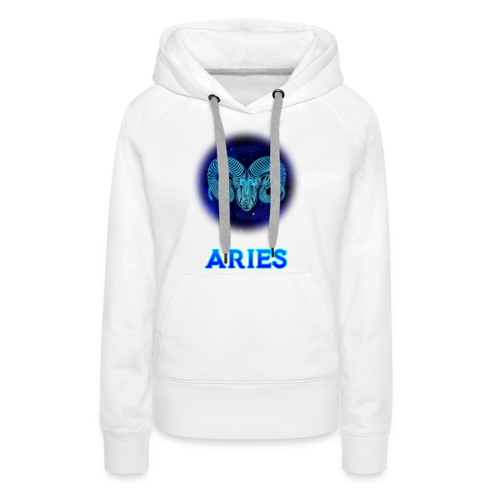 Women’s Aries Premium Hoodie - white