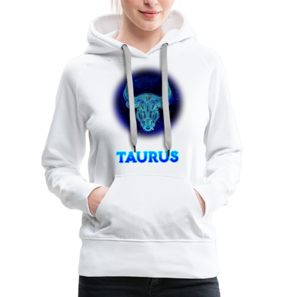 Women’s Taurus Premium Hoodie - white