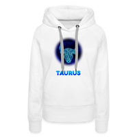 Thumbnail for Women’s Taurus Premium Hoodie - white