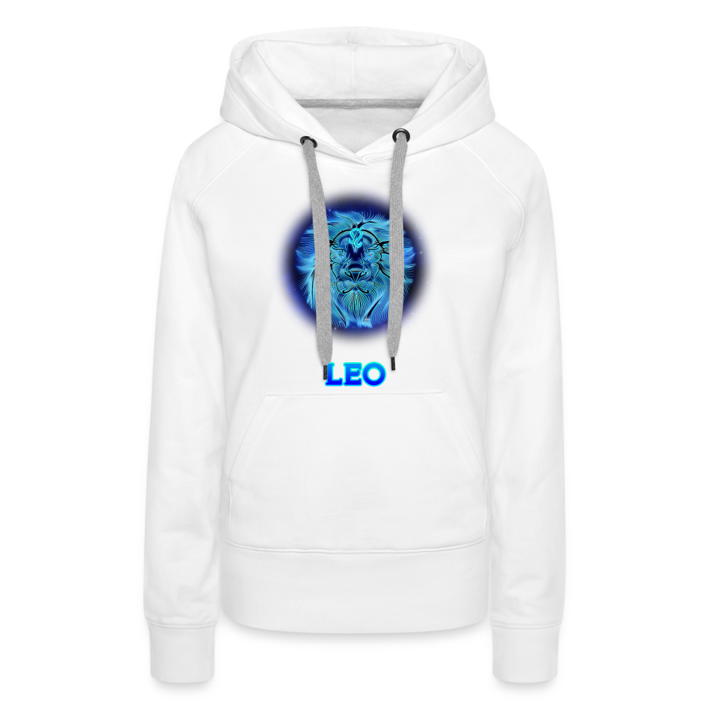 Women’s Leo Premium Hoodie - white