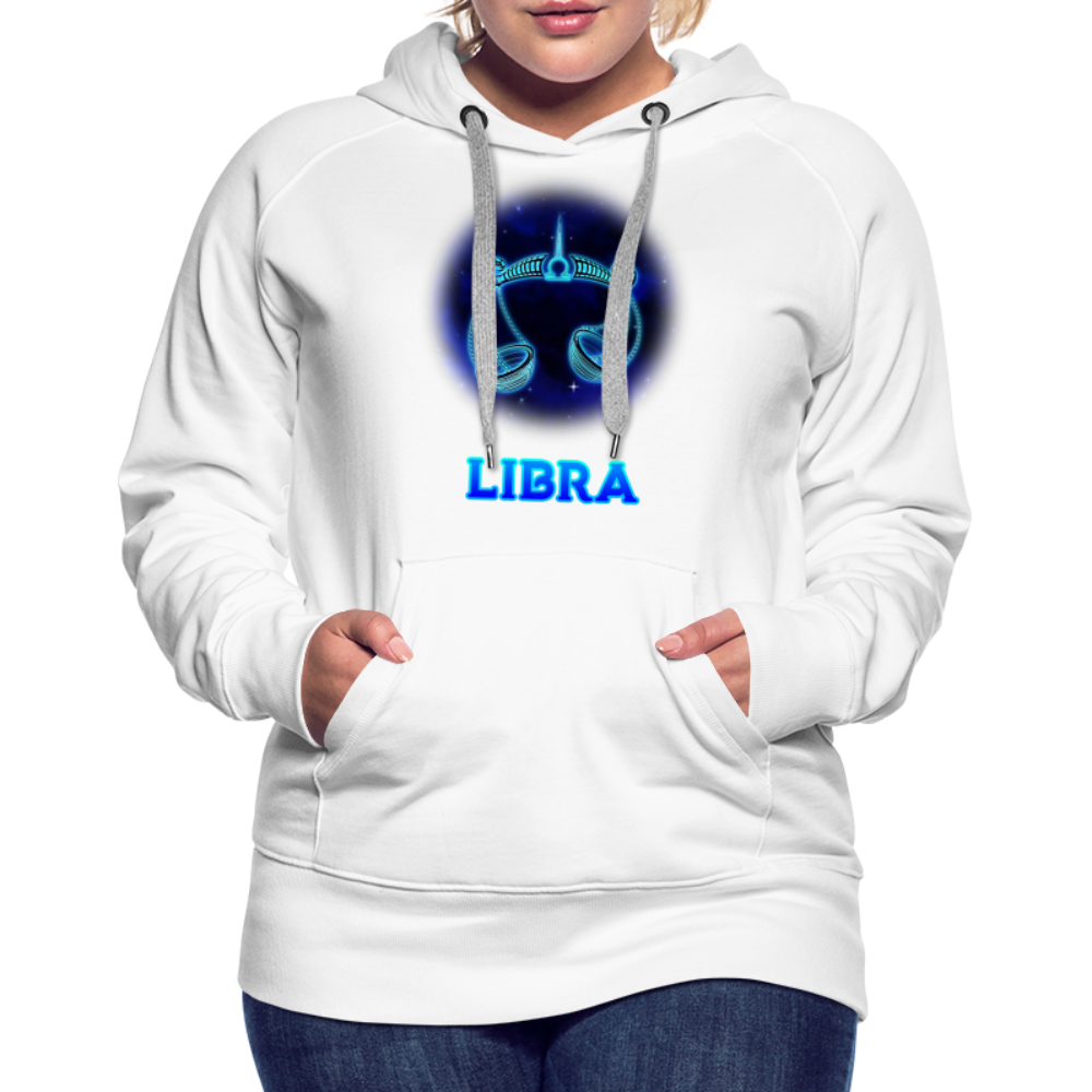 Women’s Libra Premium Hoodie - white