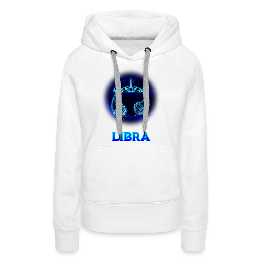 Women’s Libra Premium Hoodie - white