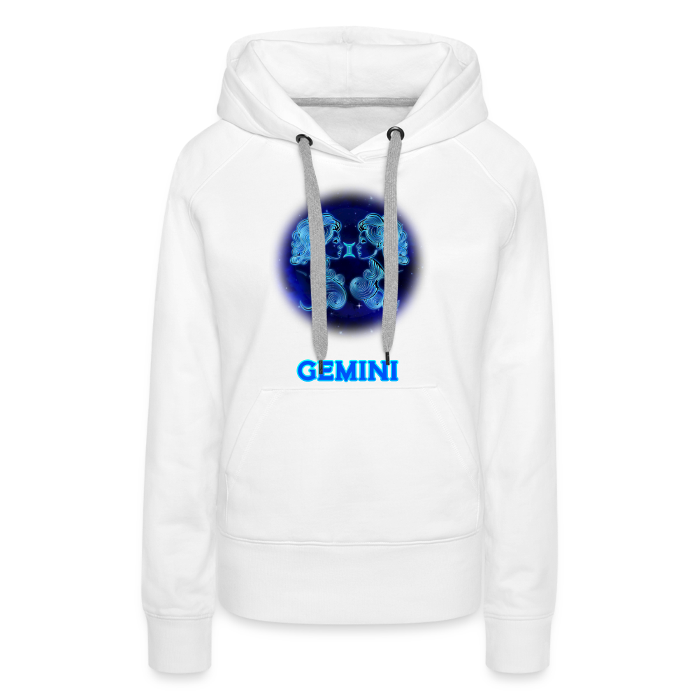 Women’s Gemini Premium Hoodie - white