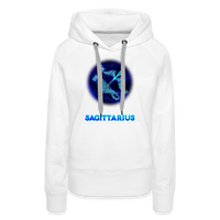 Thumbnail for Women’s Sagittarius Premium Hoodie - white