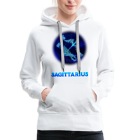 Thumbnail for Women’s Sagittarius Premium Hoodie - white