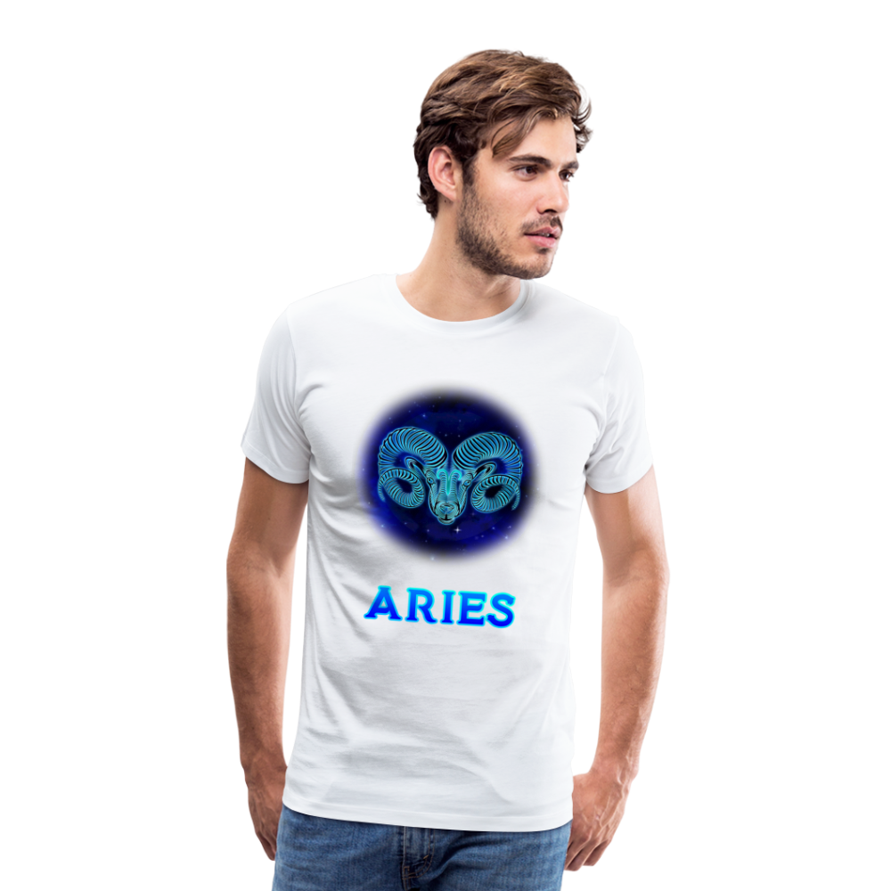Men's Aries Premium T-Shirt - white