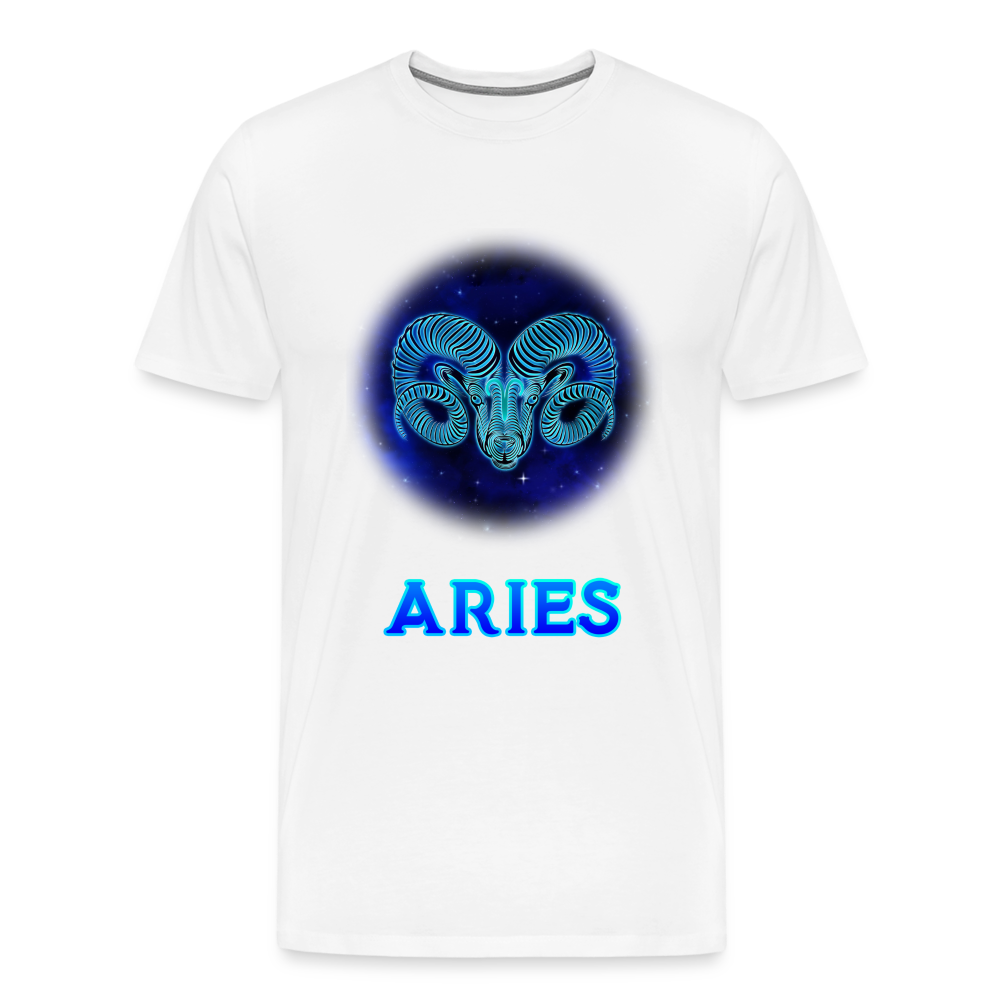 Men's Aries Premium T-Shirt - white