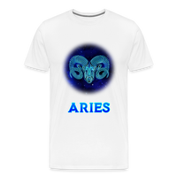 Thumbnail for Men's Aries Premium T-Shirt - white