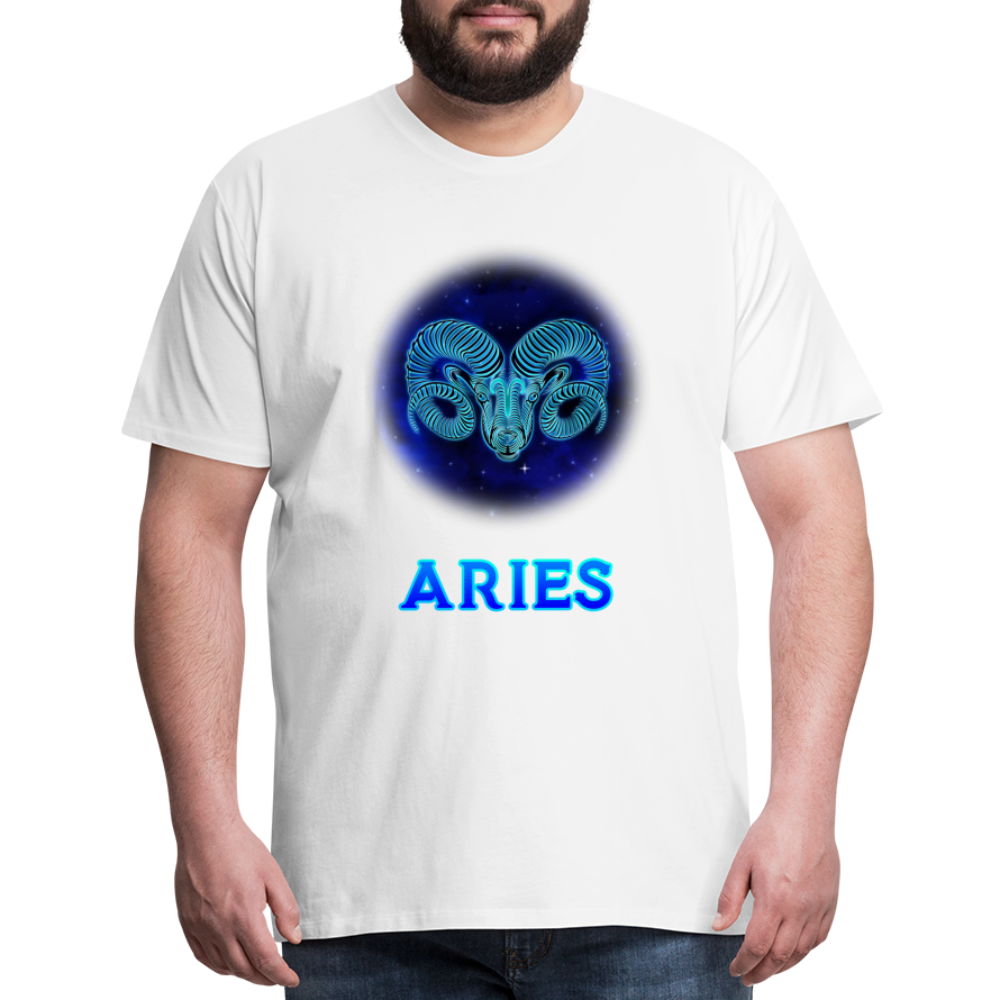 Men's Aries Premium T-Shirt - white