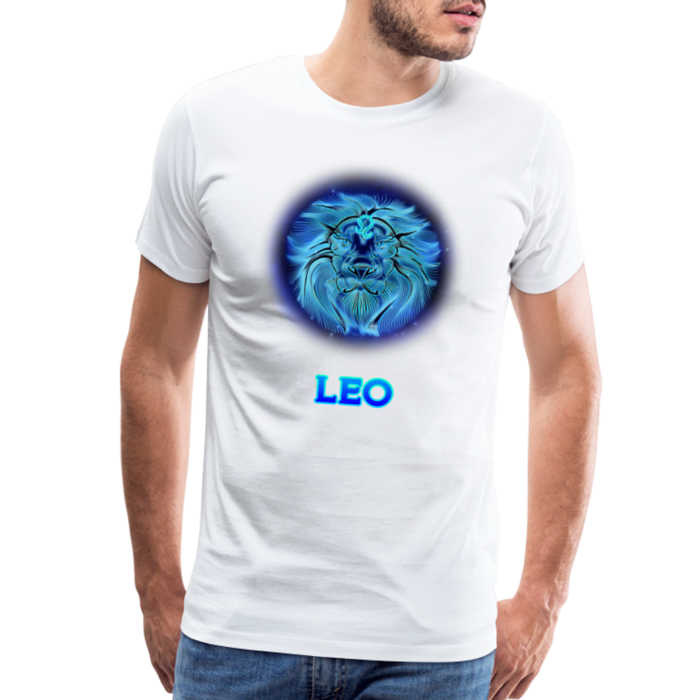 Men's Leo Premium T-Shirt - white