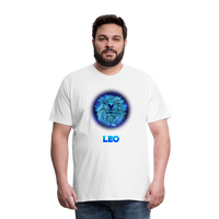 Thumbnail for Men's Leo Premium T-Shirt - white