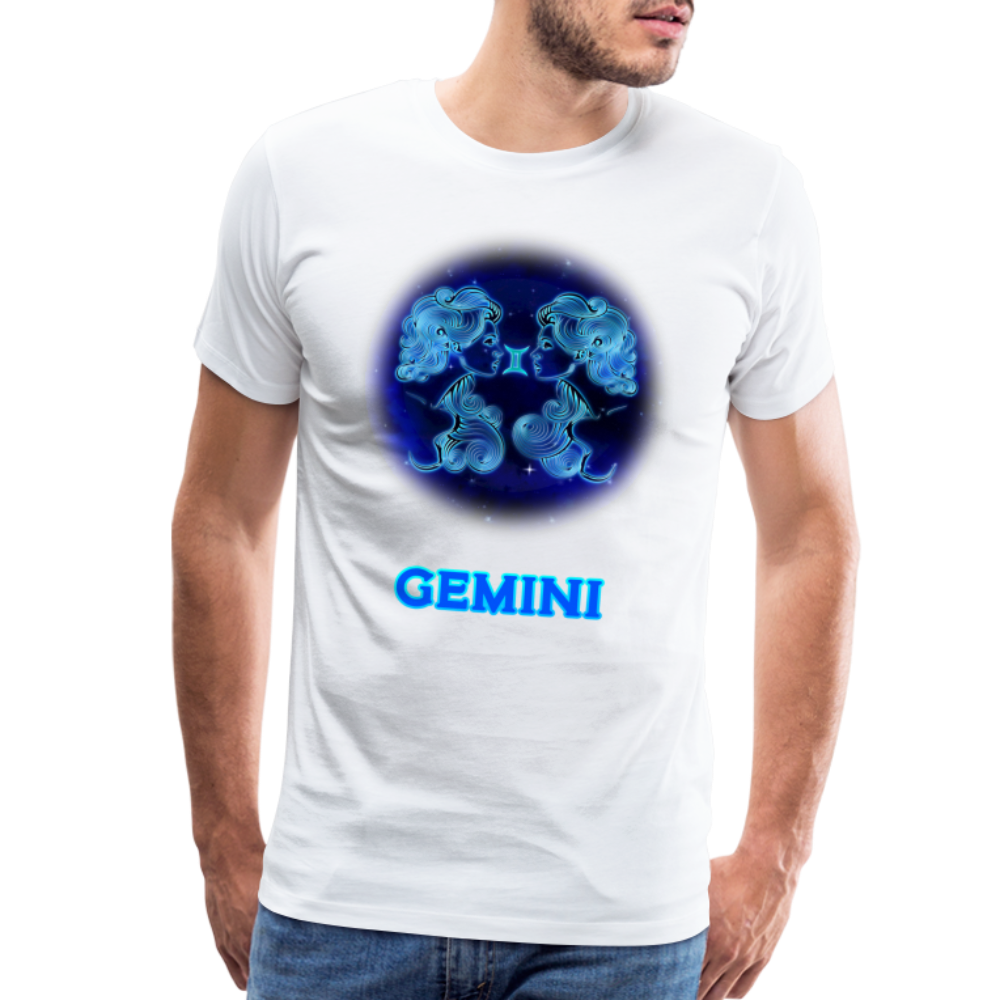 Men's Gemini Premium T-Shirt - white