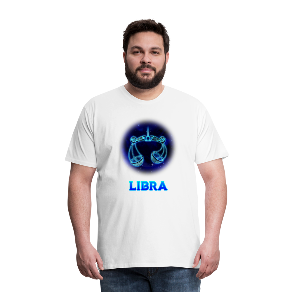 Men's Libra Premium T-Shirt - white