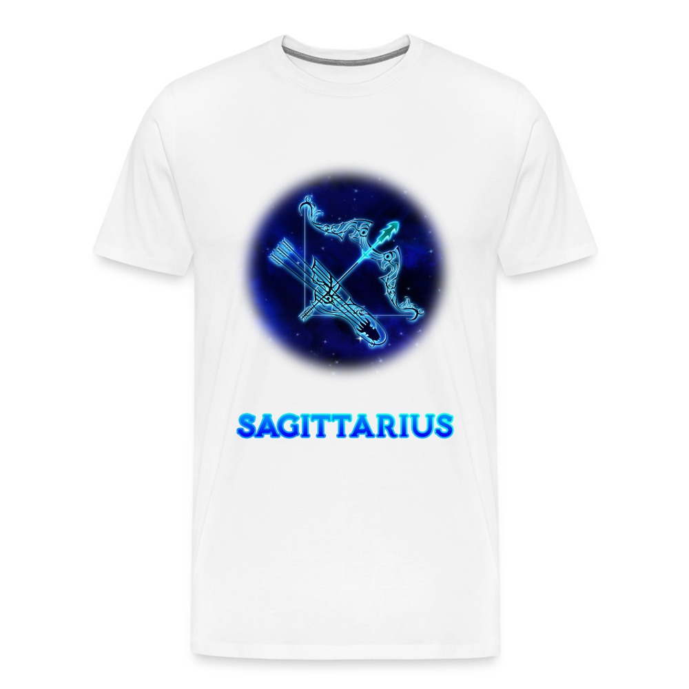 Men's Sagittarius Premium T-Shirt - white