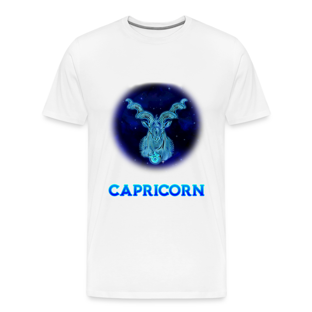 Men's Capricorn Premium T-Shirt - white
