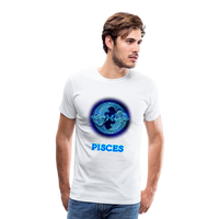 Thumbnail for Men's Pisces Premium T-Shirt - white