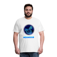 Thumbnail for Men's Aquarius Premium T-Shirt - white