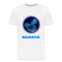 Thumbnail for Men's Aquarius Premium T-Shirt - white