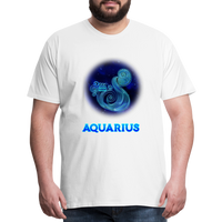 Thumbnail for Men's Aquarius Premium T-Shirt - white