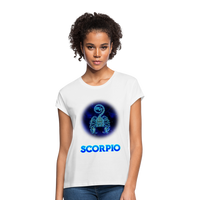 Thumbnail for Women's Scorpio Relaxed Fit T-Shirt - white