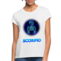 Thumbnail for Women's Scorpio Relaxed Fit T-Shirt - white