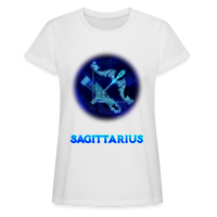 Thumbnail for Women's Sagittarius Relaxed Fit T-Shirt - white