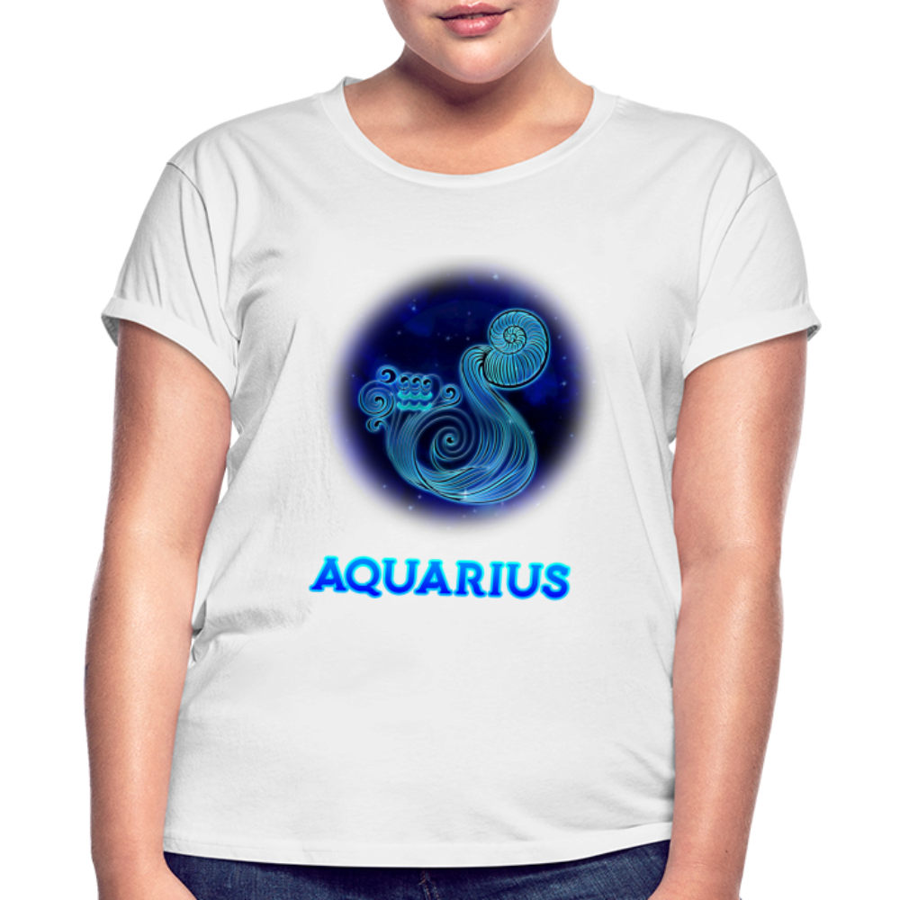 Women's Aquarius Relaxed Fit T-Shirt - white