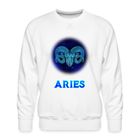 Thumbnail for Men’s Aries Premium Sweatshirt - white