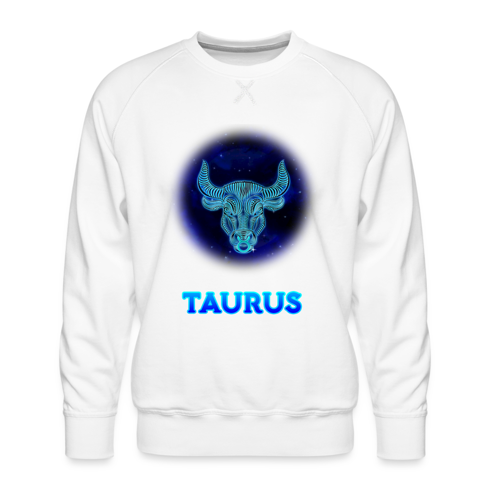 Men’s Taurus Premium Sweatshirt - white