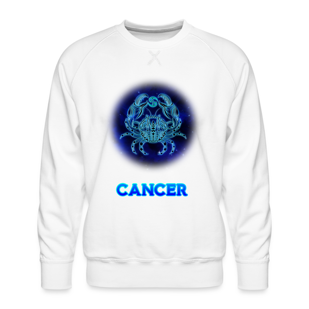 Men’s Cancer Premium Sweatshirt - white