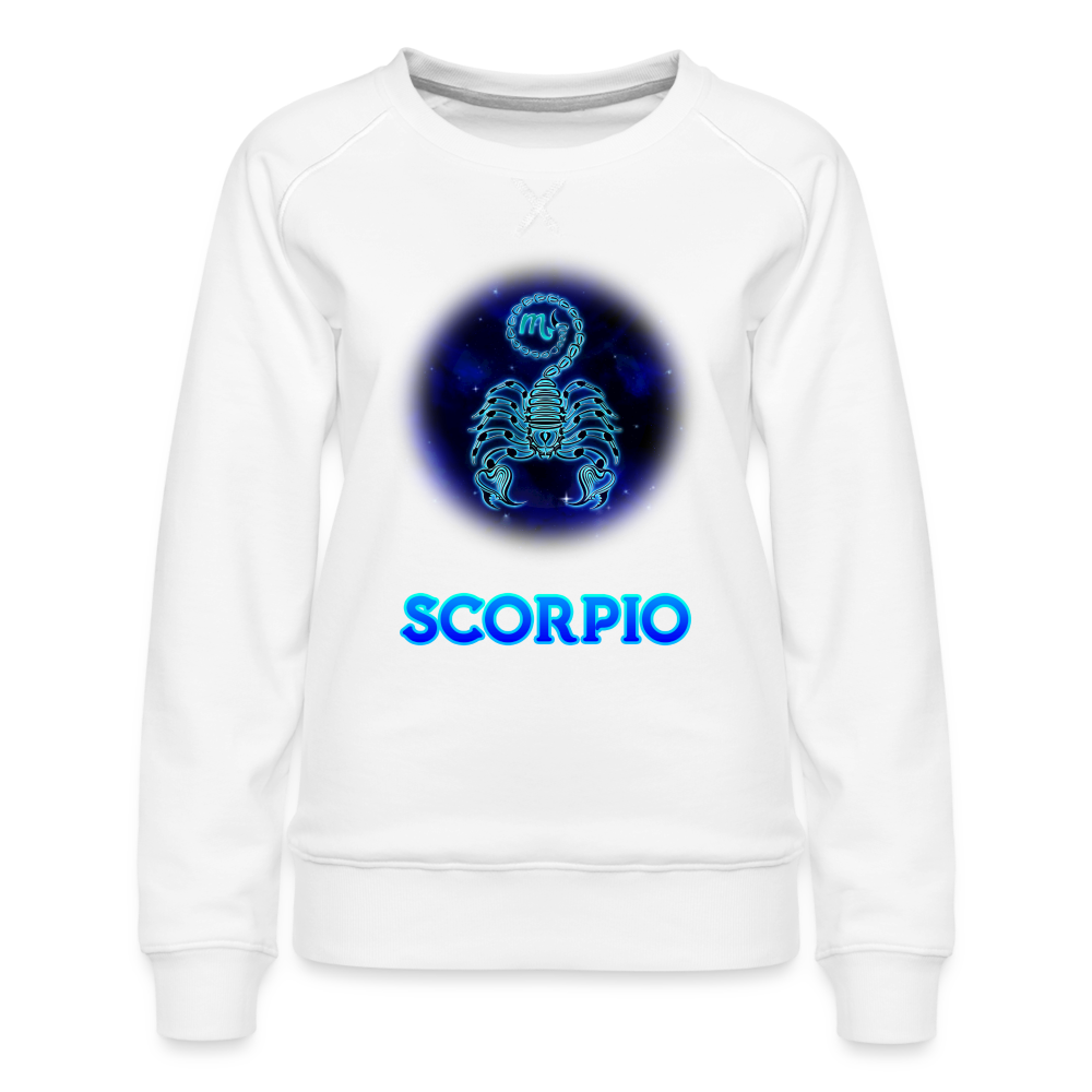 Women’s Scorpio Premium Sweatshirt - white