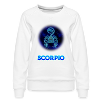 Thumbnail for Women’s Scorpio Premium Sweatshirt - white