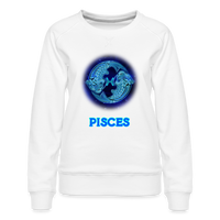 Thumbnail for Women’s Pisces Premium Sweatshirt - white