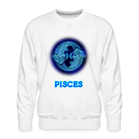 Thumbnail for Men’s Pisces Premium Sweatshirt - white