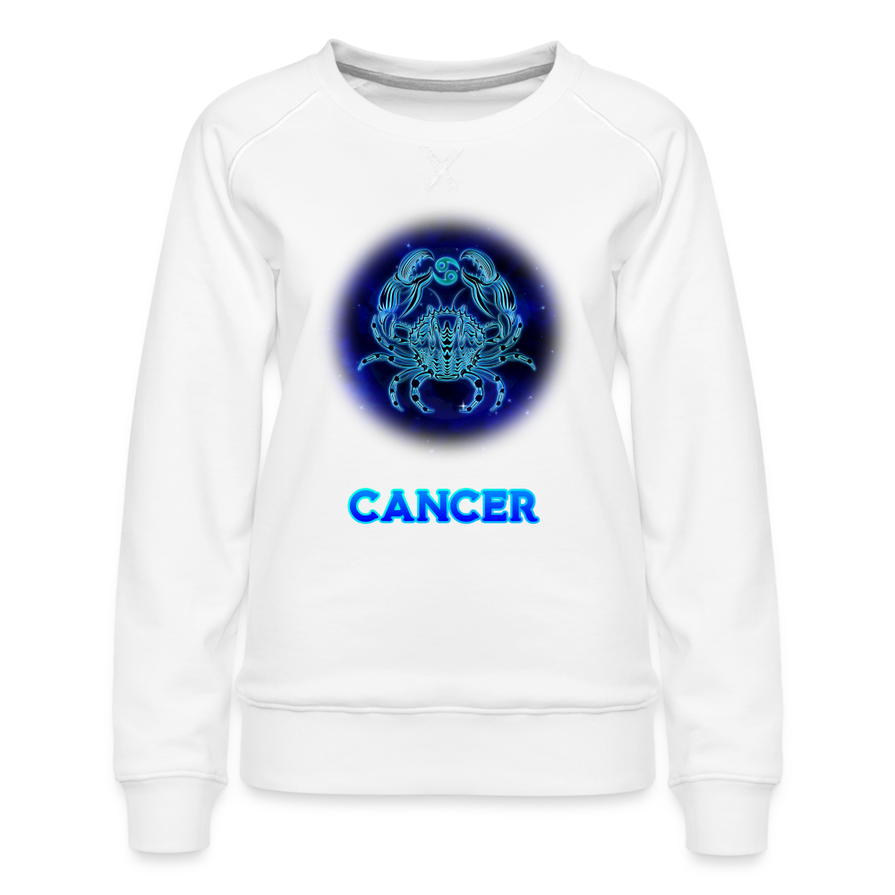 Women’s Cancer Premium Sweatshirt - white