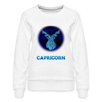 Thumbnail for Women’s Capricorn Premium Sweatshirt - white