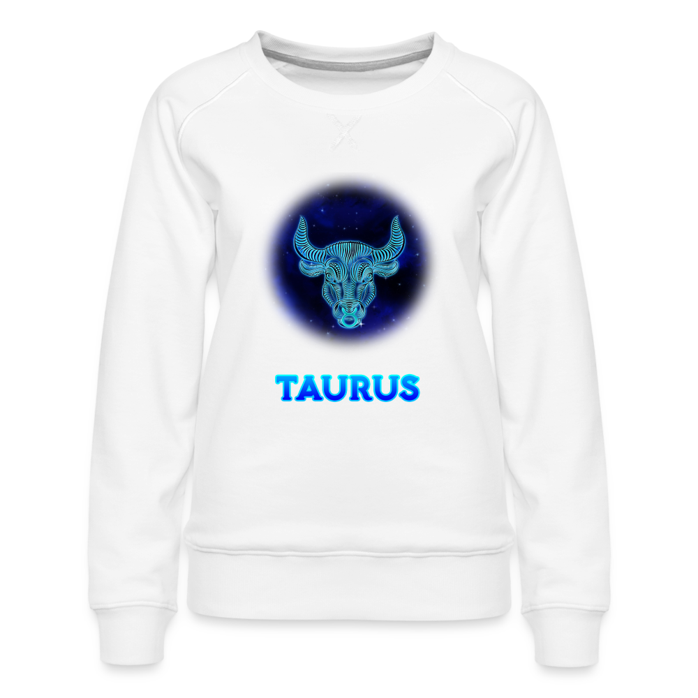Women’s Taurus Premium Sweatshirt - white
