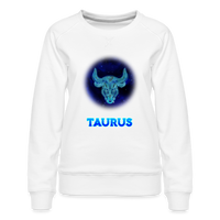 Thumbnail for Women’s Taurus Premium Sweatshirt - white
