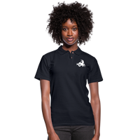 Thumbnail for Women's Capricorn Black Polo Shirt - midnight navy