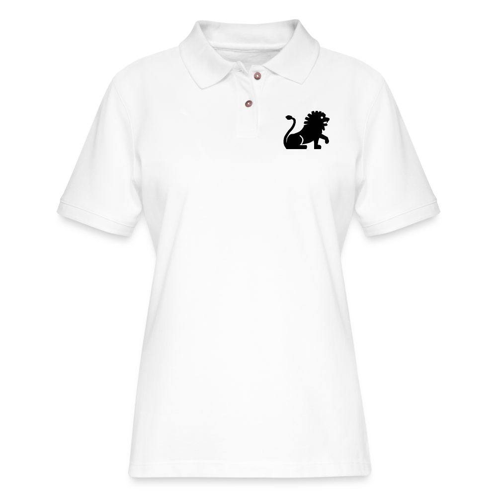 Women's Leo White Polo Shirt - white