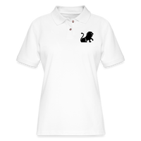 Thumbnail for Women's Leo White Polo Shirt - white