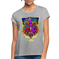Thumbnail for Women's Cosmic Aries Relaxed Fit T-Shirt - heather gray