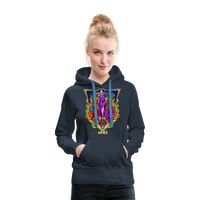 Thumbnail for Women’s Cosmic Aries Premium Hoodie - navy