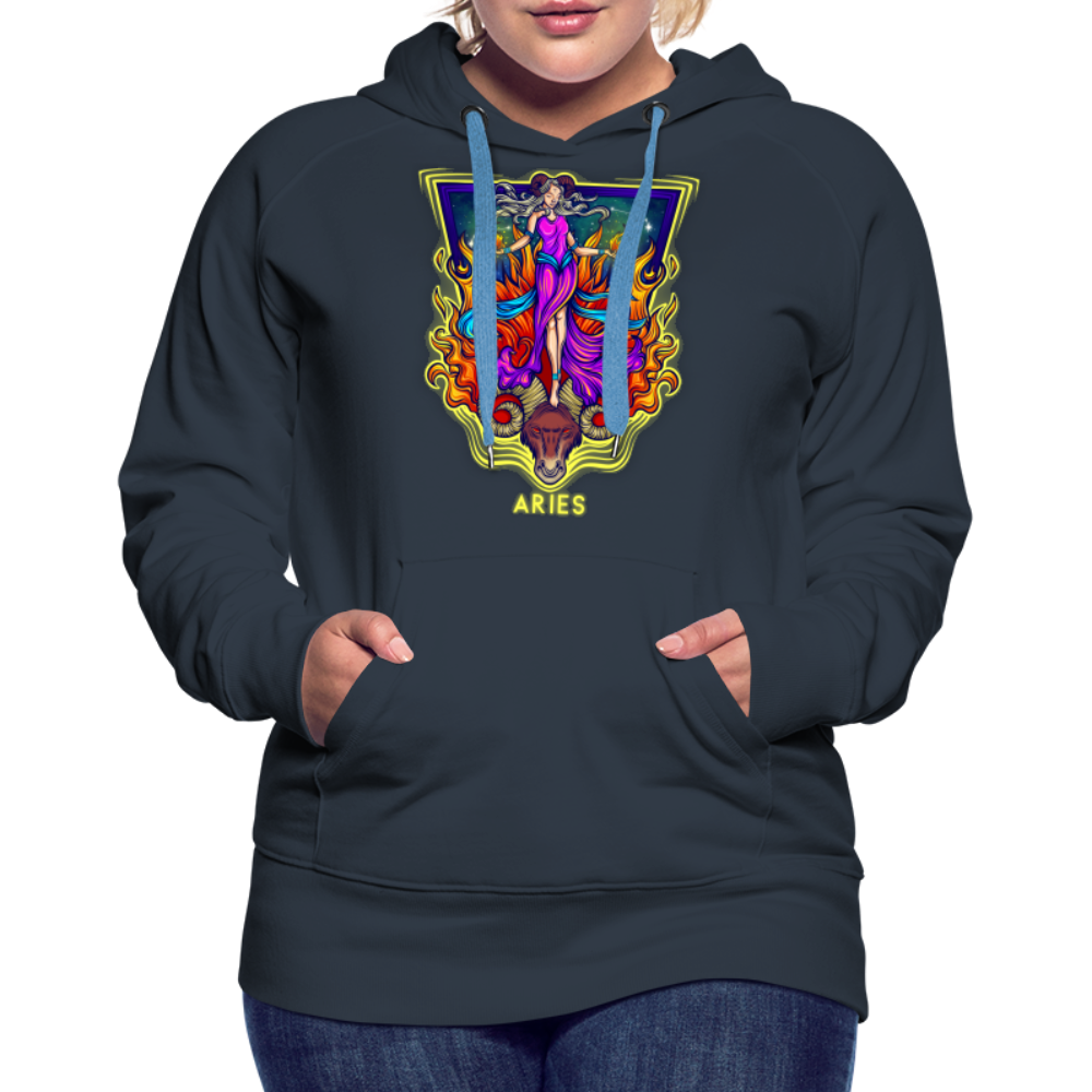 Women’s Cosmic Aries Premium Hoodie - navy