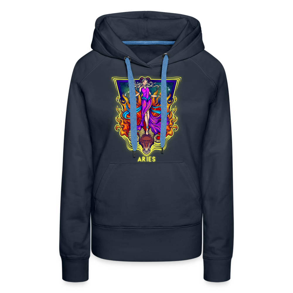 Women’s Cosmic Aries Premium Hoodie - navy